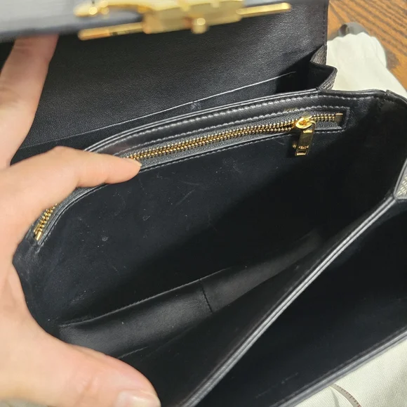 Celine Medium Triomphe Shoulder Bag Lizard - Picture 7 of 15